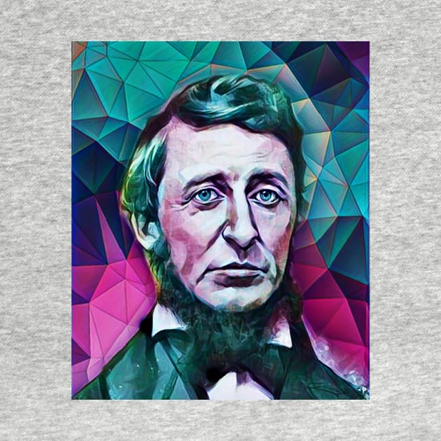 Henry David Thoreau Snow Portrait | Henry David Thoreau Artwork 8 by JustLit